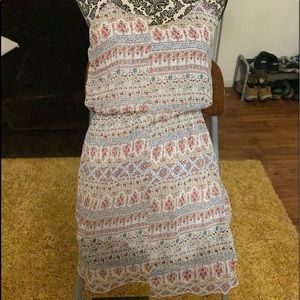 Final touch dress with straps